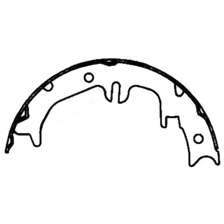 Centric Parts Centric Brake Shoes, 111.08510 111.08510